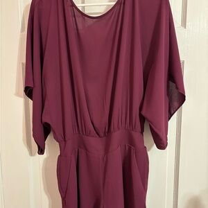 White House Black Market Purple romper